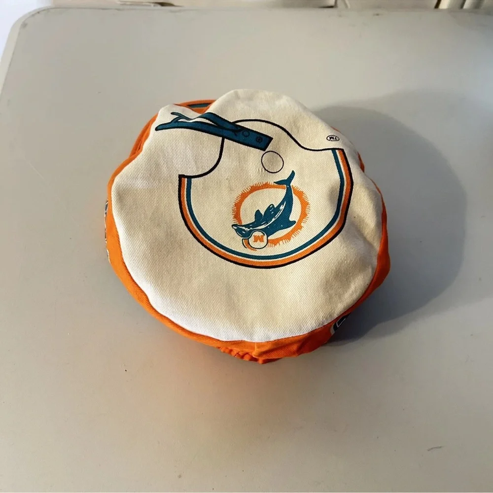NFL Miami Dolphins White, Orange & Teal Camp Hat - Picture 8 of 12